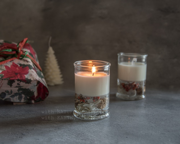 「セイナル ヨルニ」 Scented candle + Wrapping 1枚目の画像