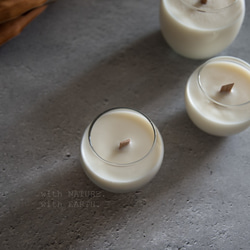 「Petit lumière / Bergamot & Geranium」 Scented candle 《受注制作》 3枚目の画像