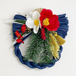 花しめ縄（松竹梅）】 お正月飾りお正月リースしめ飾り しめ縄