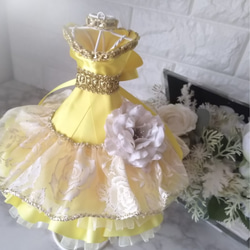 【送料無料】ウェリナリボンドールWedding Rose yellow 2枚目の画像