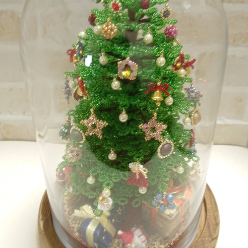 ビーズのクリスマスツリー 黄緑 その他インテリア雑貨 アミジェ ビーズのクリスマスツリー 黄緑 その他インテリア雑貨 アミジェ