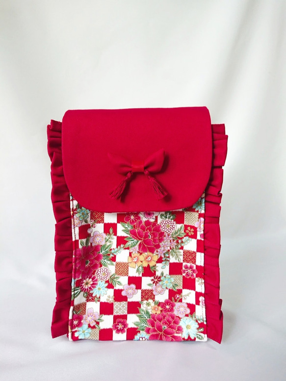 【大正浪漫】日系軟妹✽和洋融合印花直式小方包〝ショルダーバッグ✽Shoulder bag〞 第2張的照片