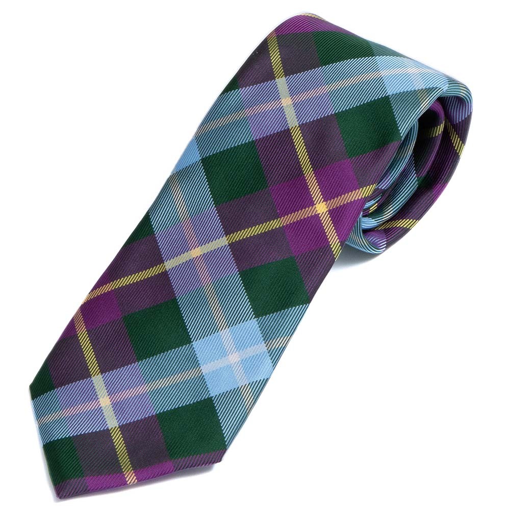 西陣織ネクタイ　西陣タータン