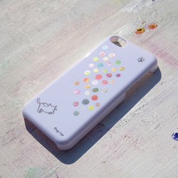 みずたまを追う猫　iPhone case(5c） 2枚目の画像