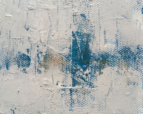 22×27㎝「民家と壮大な雲」油彩・原画・F3 真作】絵画 油彩 雄大な山岳風景画 静寂な川辺の自然 自然の息吹