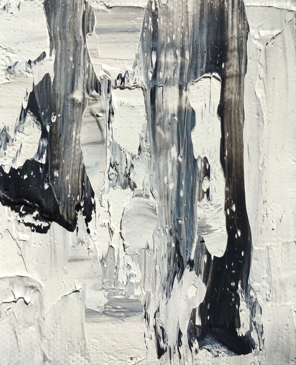 絵画　油絵　原画　抽象画　青　空　夏　現代アート　インテリア　F8