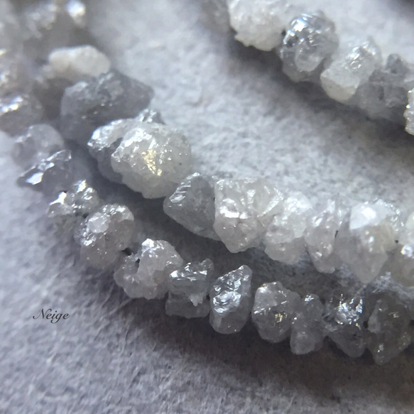 【4月誕生石】ホワイトダイヤモンド　ミニチップSS 10粒 2枚目の画像