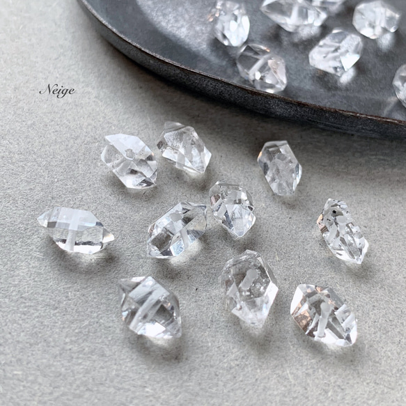 【再販】ハーキマーダイヤモンド AAA++ LLサイズ 1枚目の画像