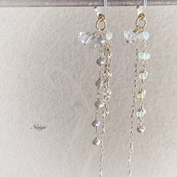 【4月誕生石】ホワイトダイヤモンド　ミニキューブ 天然石パーツ販売 6枚目の画像