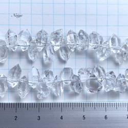【特別販売】ハーキマーダイヤモンド ドロップAA++ LLサイズ 天然石パーツ販売 3枚目の画像