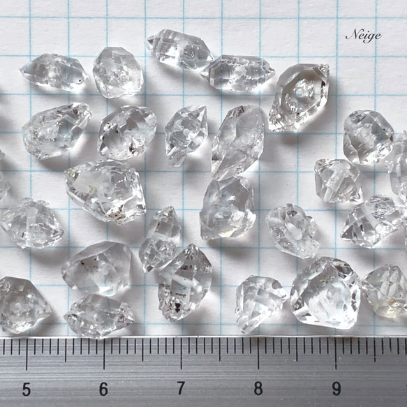 【蔵出し】訳ありハーキマーダイヤモンド L〜LLサイズ お一人様一点　天然石パーツ 2枚目の画像