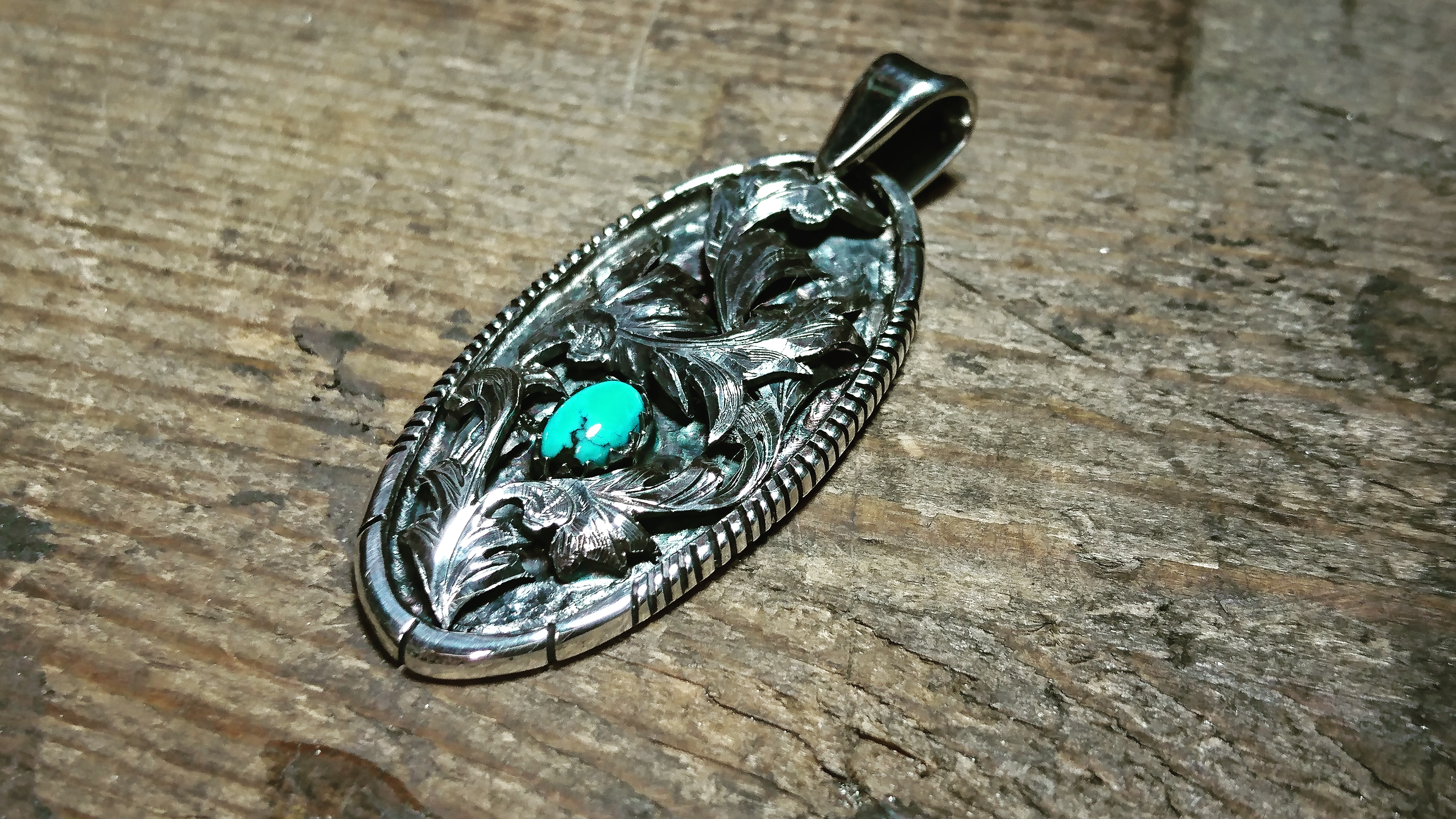 ターコイズシルバーペンダント