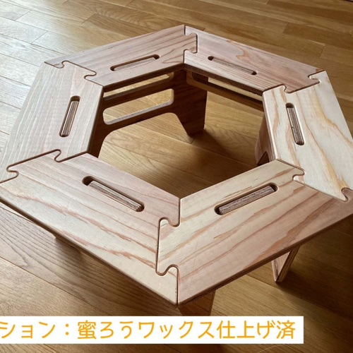 ヘキサテーブル コンパクト キャンプ 持ち運び 囲炉裏テーブル