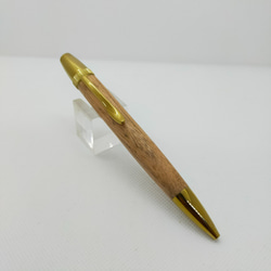 木製ボールペン/結ペンあかつき/クルミ/ゴールド 2枚目の画像