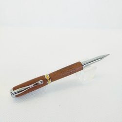 木製ボールペン/結ペンゐふう/オールナット/シルバー 3枚目の画像