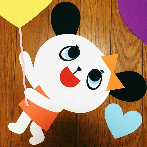 オーダー受付中】ハートの風船 一年中 壁面飾り 保育園 幼稚園 病院