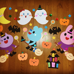 オーダー受付中】ハロウィン 壁面飾り 10月 保育園 幼稚園等 病院  