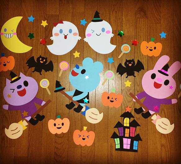 オーダー受付中】ハロウィン 壁面飾り 10月 保育園 幼稚園等 病院 
