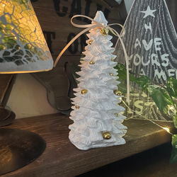 アロマストーン　クリスマスツリー　12.5㌢Lサイズ　特大　　鈴付き　無料ラッピング付き 2枚目の画像