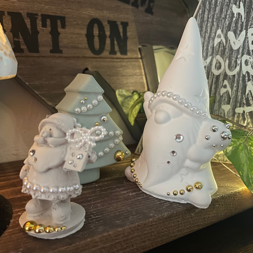 アロマストーン Xmas3点セット 特大トムテ×Xmasツリー×小人サンタ 無料