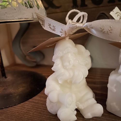 クリスマス キャンドル 小3色3個セット ソイwax仕上 ラッピング