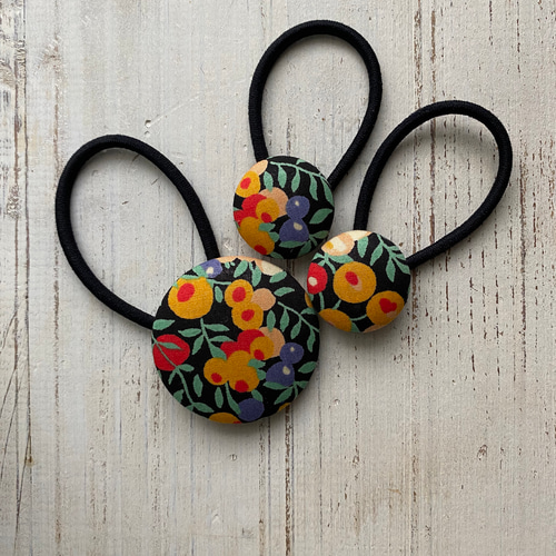 リバティ ハンドメイド ヘアクリップとヘアゴム9