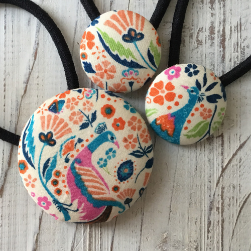 168】 ハンドメイド・手芸 リバティ ハンドメイド ヘアゴム3個223