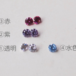 【受注製作】蓮のお花のスタッドピアス 6枚目の画像