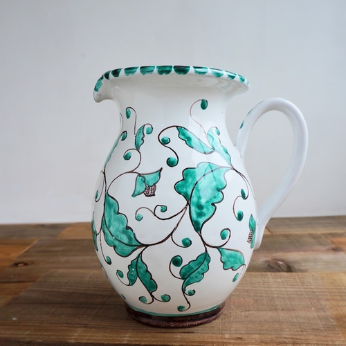 タラベラ焼 陶器花瓶 スペイン デルフトブルー マジョリカ