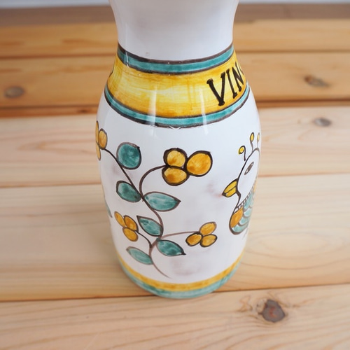 デキャンタ カラフェ 陶器 BTG001 マヨリカ焼き イタリア陶器 水差し