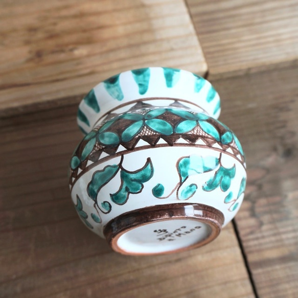 食器にもなる陶器製プランター 6種類   マヨリカ焼き  イタリア陶器　鉢カバー 花瓶 ポット 10枚目の画像