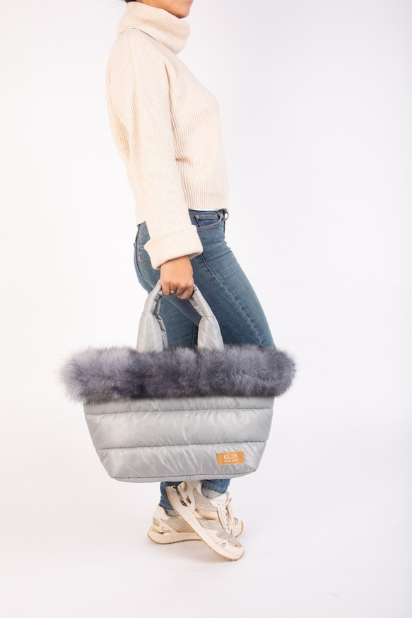 リアルFOXファーバッグL（フォックスファー） ハンドバッグ yuki 通販  