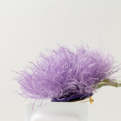 【遠州織物・アップサイクルジュエリー】糸菊のコサージュ 2枚目の画像