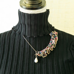 【Creema Limited】Volume Frill Necklace A 第9張的照片