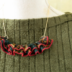 【Creema Limited】Volume Frill Necklace B 第6張的照片