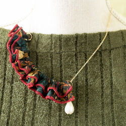 【Creema Limited】Volume Frill Necklace B 第10張的照片