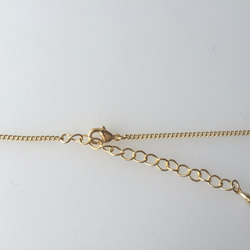 ※受注製作※　カラフルラインのロングネックレス　From 糸珠 ブルー系 3枚目の画像