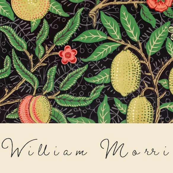 ウィリアムモリス Fruit Pattern / アートポスター William Morris A3 縦長 フルーツ 4枚目の画像