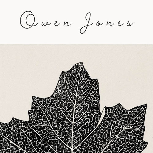 Owen Jones リーフ / アートポスター 葉っぱ 植物 モノクロ 白黒