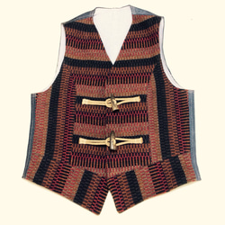 【一点物】ハリスツイード パッチワークベスト XLサイズ[OT0003] 一点物】ハリスツイード パッチワークベスト XLサイズ[OT0003]