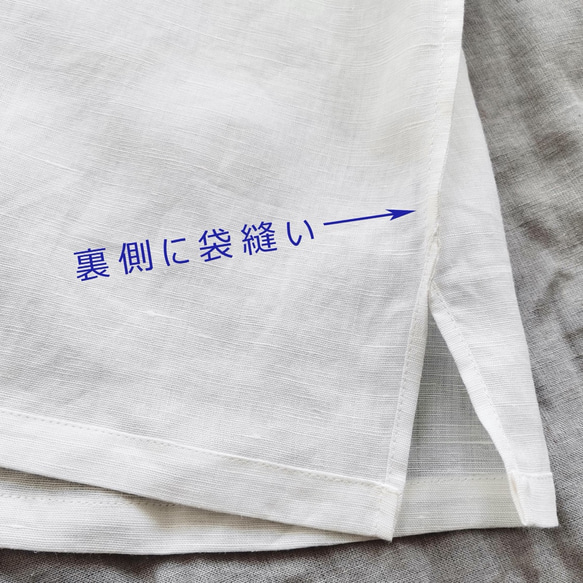 何枚も欲しい！洗練されたシンプルリネンブラウス　Tシャツ　13カラー展開　8分袖　Vネック  210404 9枚目の画像