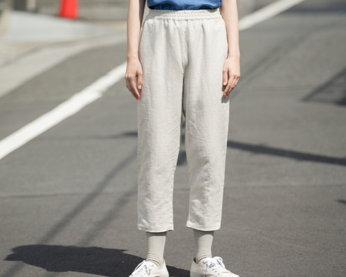 90s CONDOR linen pant リネンパンツ 90-00s unknown linen ''極太'' pants ⁡ 詳細不明だけどシルエット綺麗