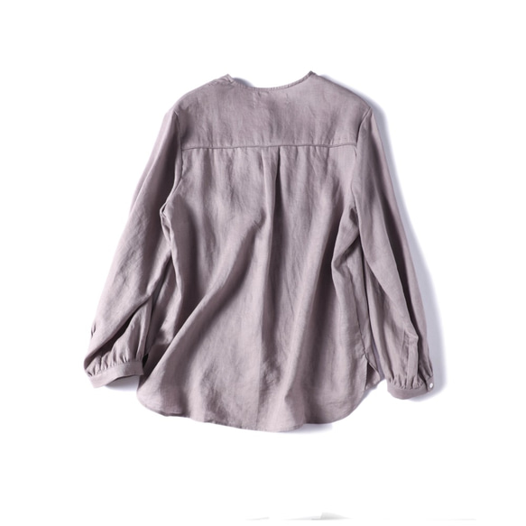 博瑟姆襯衫以其質感和輪廓營造出時尚的秋季造型 紅灰紫色 210806-3 第9張的照片