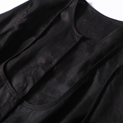 Botham 襯衫式襯衫黑色 210806-5，以其質感和輪廓打造時尚秋季造型 第8張的照片