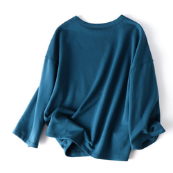 適合成人的精美運動衫布料設定 棉質孔雀藍 210904-4 210905-4 第5張的照片