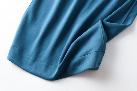適合成人的精美運動衫布料設定 棉質孔雀藍 210904-4 210905-4 第8張的照片