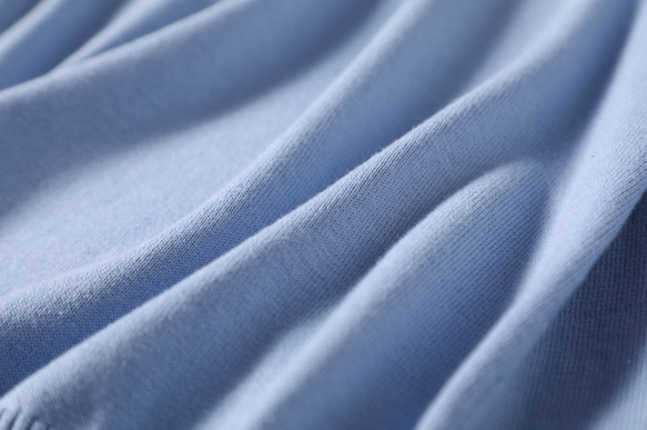 100% 純棉內衣針織小高領毛衣，有 11 種顏色，讓您每天都想穿！輕薩克斯風211001-04 第5張的照片