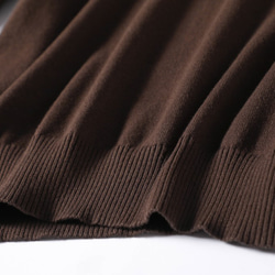 每天想穿的 100% 純棉內衣針織小高領毛衣 11 色 黑紅棕色 211001-08 第5張的照片