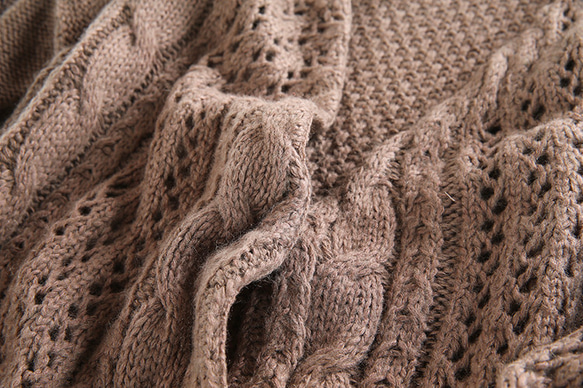 （再販）ワンピースの友　着回しやすい　織りカーディガンf030 3枚目の画像