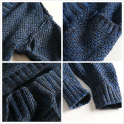 f91306 フラに着て暖か可愛い　糸織り　カーディガン レディースカーディガン 4枚目の画像